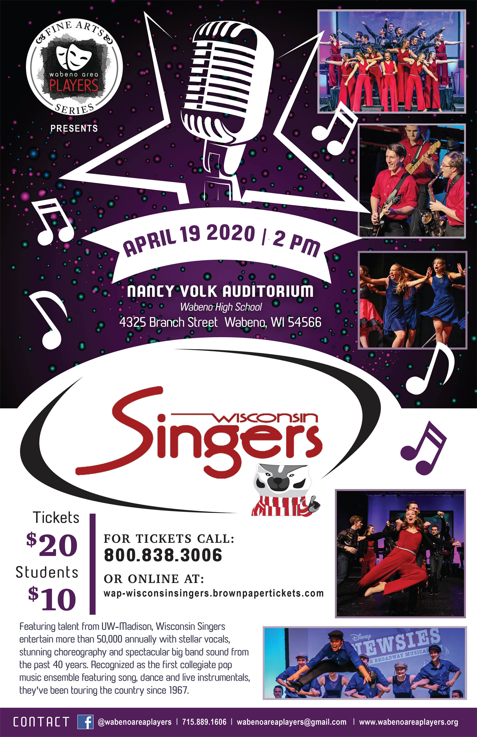 2020 Season Wabeno Area Players